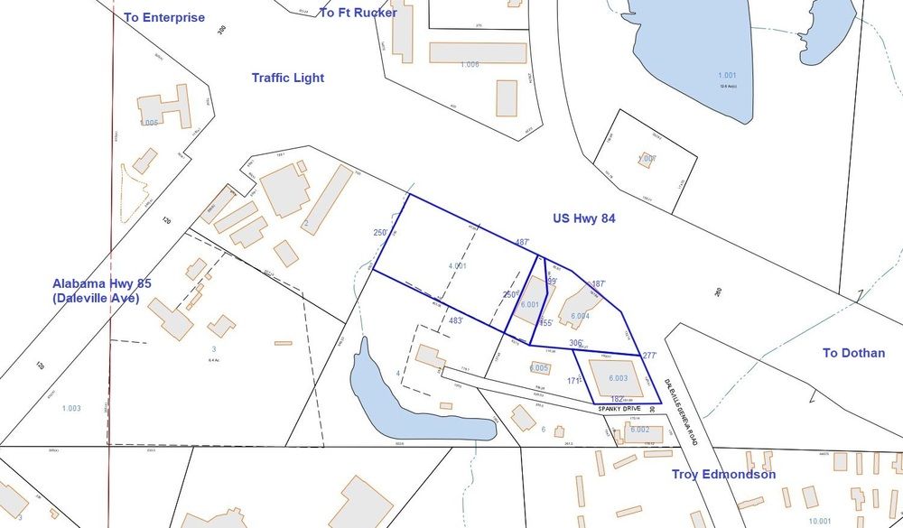 3.95 Acres Highway 84 near Fort Rucker Gateway, Daleville, AL 36322